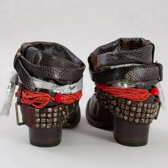 🟣 FREEBIRD by Steven Shena Ankle Boot Bootie Womens size 6 - Picture 3 of 9